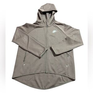 Nike Tech Fleece Jacket Women's Plum Eclipse Cape Hooded Jacket Size Large